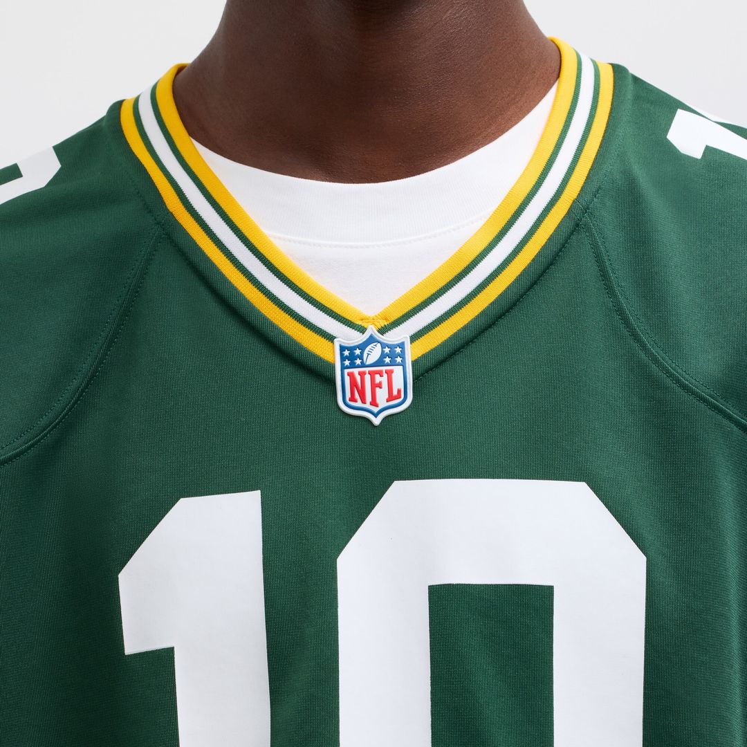 Love Green Bay Packers Player Game Jersey - Green