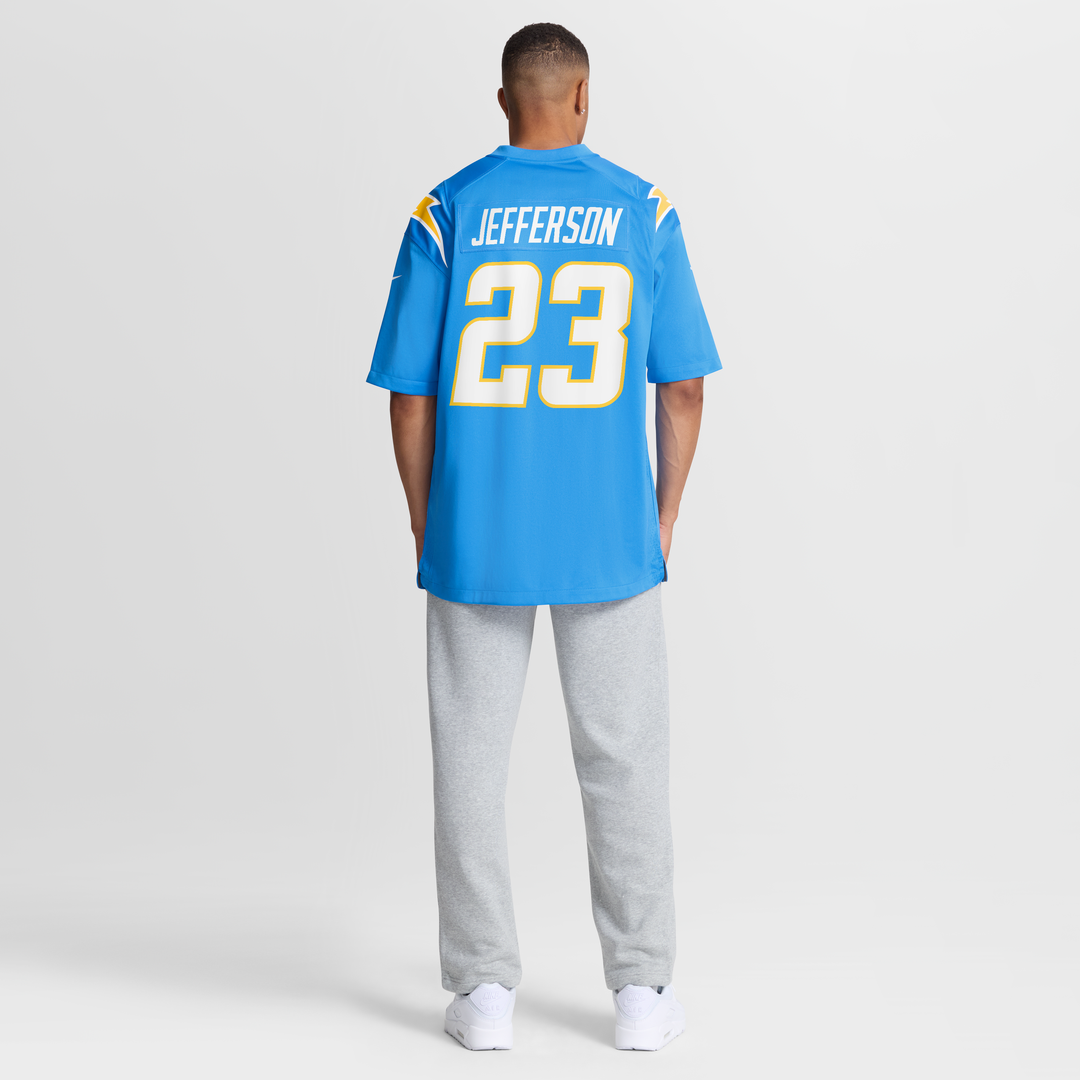 Tony Jefferson Los Angeles Chargers Team Game Jersey - Powder Blue