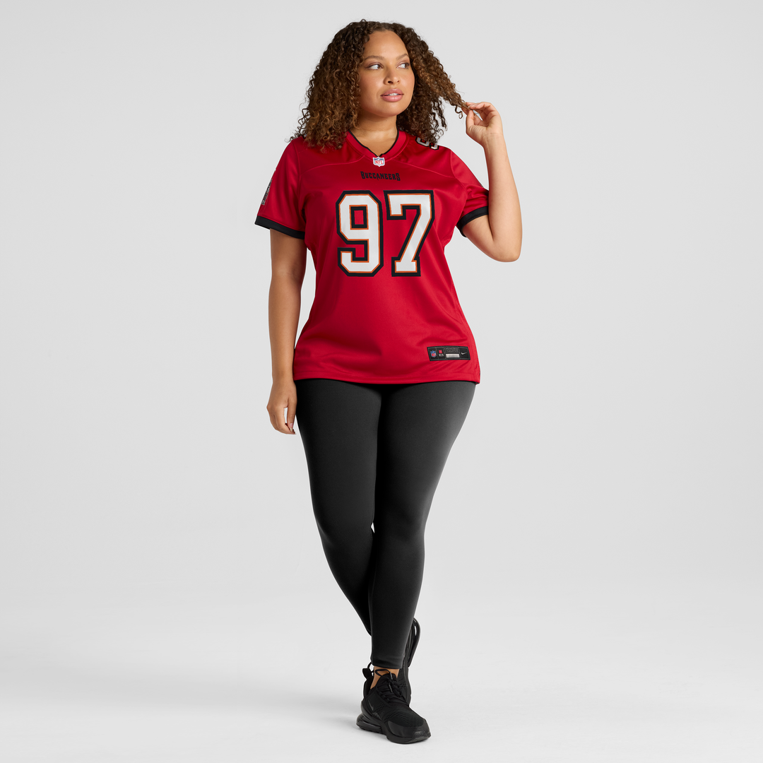 Al-Quadin Muhammad Tampa Bay Buccaneers Women's Team Game Jersey - Red