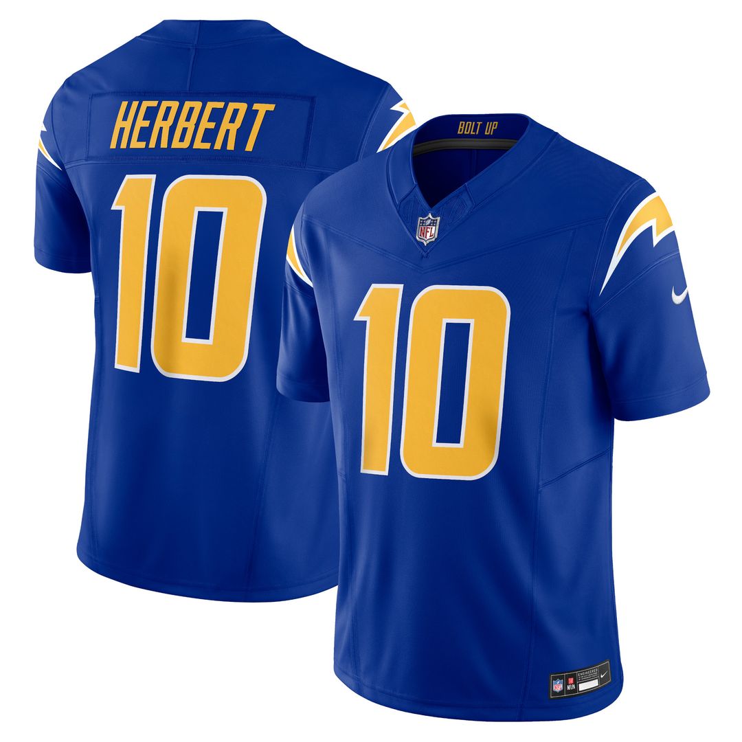 Justin Herbert Los Angeles Chargers Vapor F.U.S.E. Limited Jersey - Powder Blue