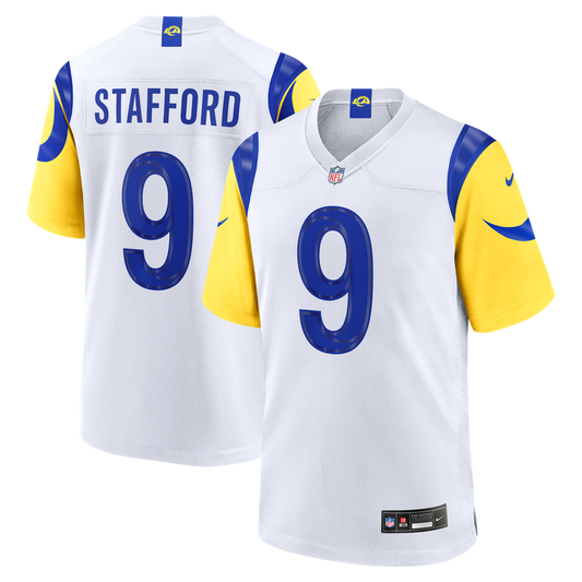 Matthew Stafford Los Angeles Rams White Game Player Jersey - White