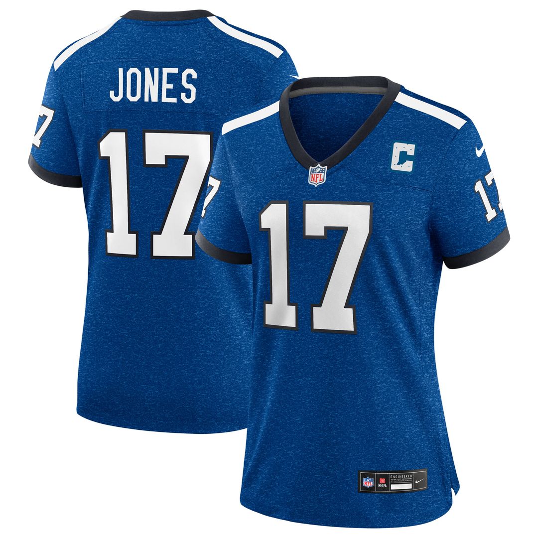 Daniel Jones Indianapolis Colts Women's Team Game Jersey - Royal