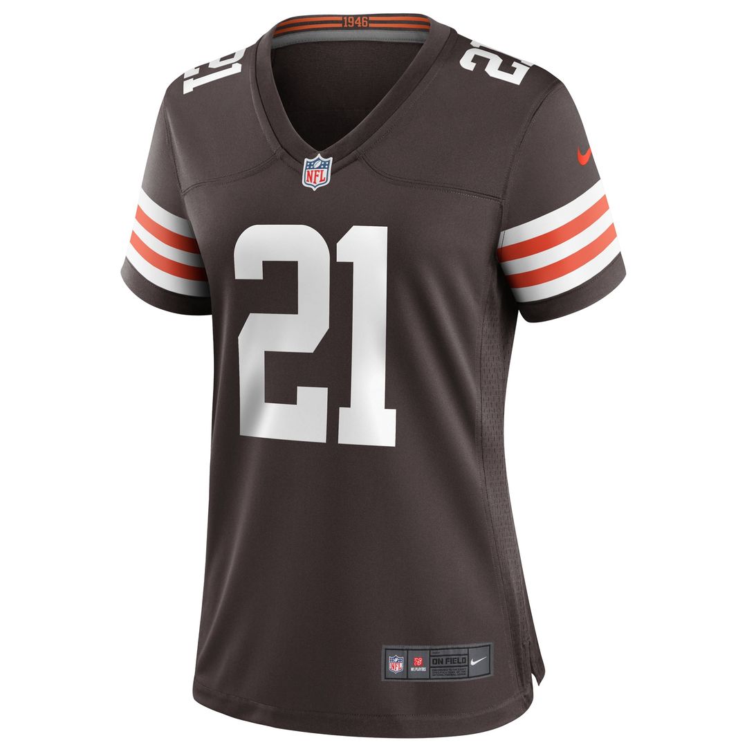 Denzel Ward Cleveland Browns Women's Player Game Jersey - Brown