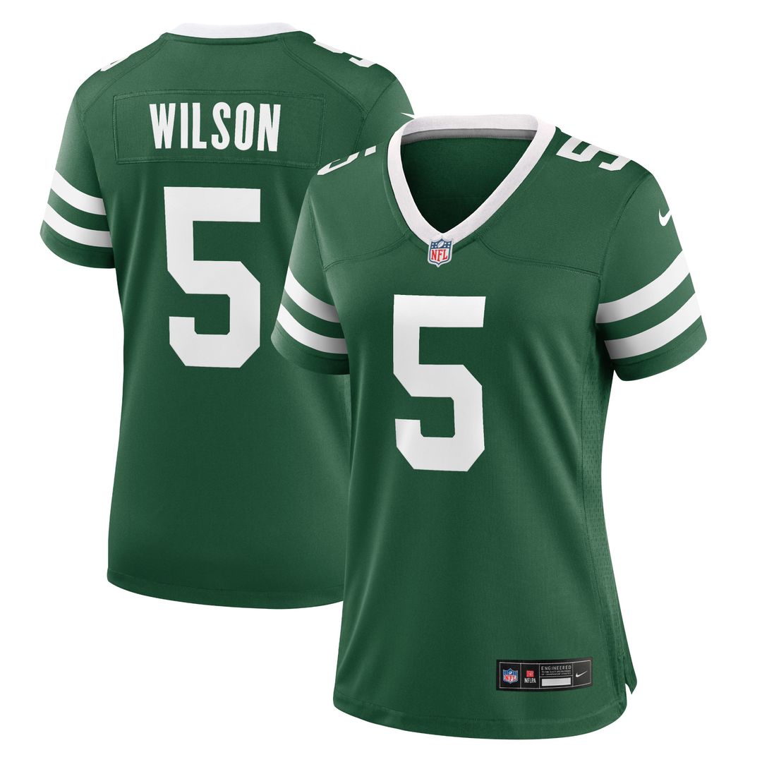 Garrett Wilson New York Jets Women's Game Jersey - Legacy White