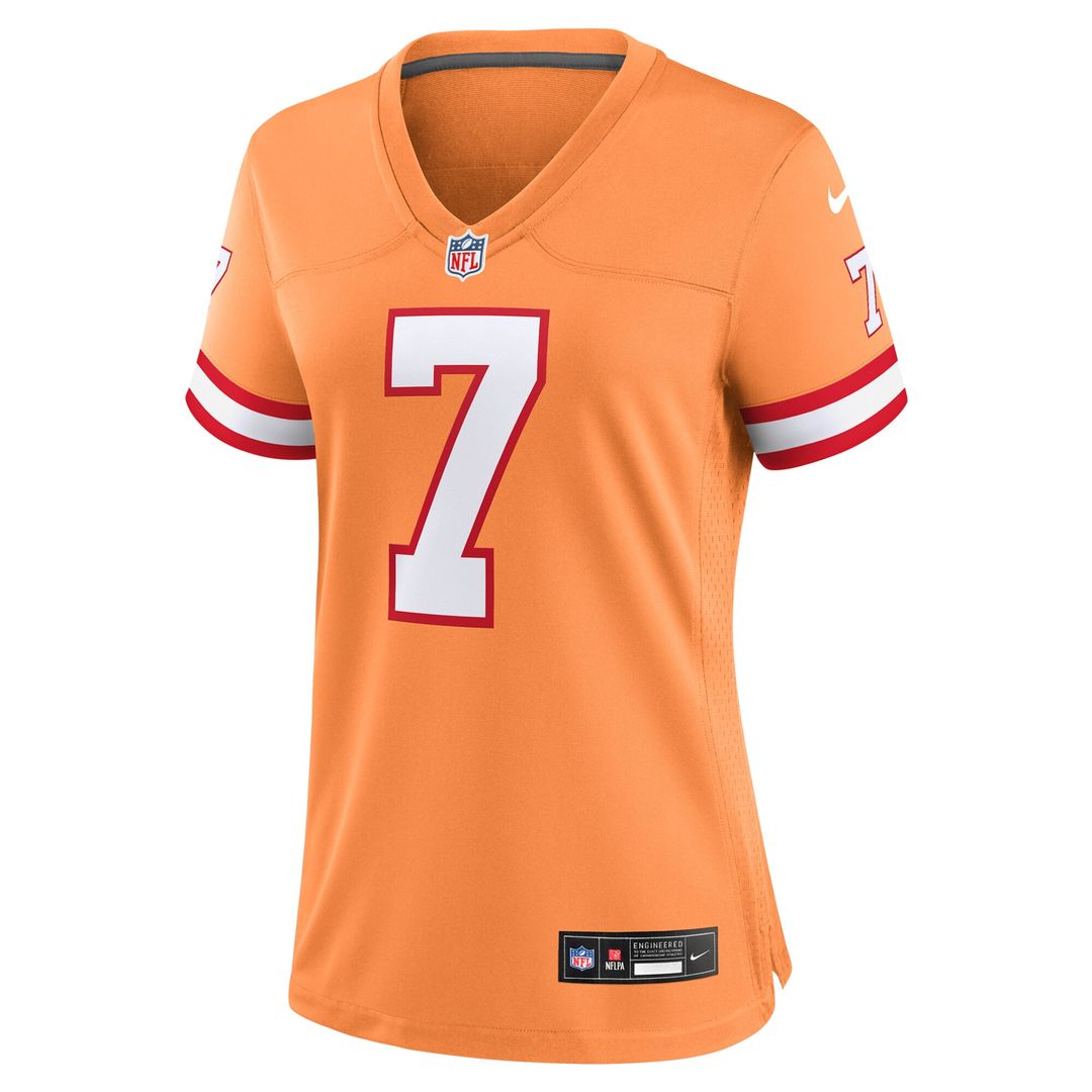 Bucky Irving Tampa Bay Buccaneers Women's Alternate Game Jersey - Pewter