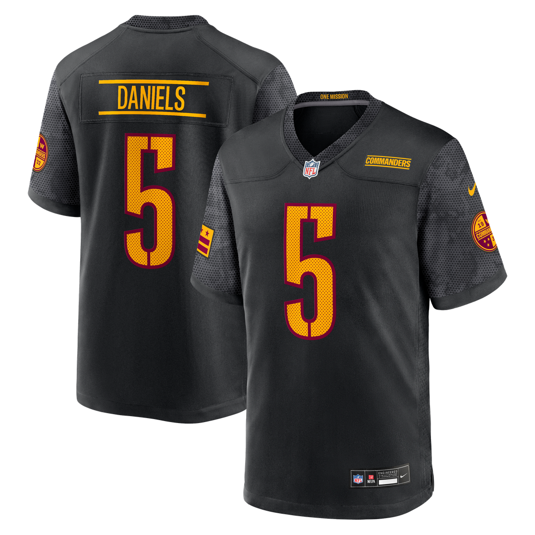 Jayden Daniels Washington Commanders Player Game Jersey - Burgundy