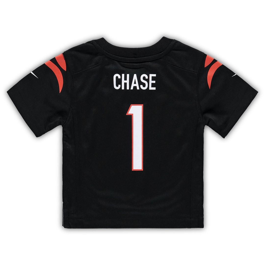 Ja'Marr Chase Cincinnati Bengals Infant Team Player Game Jersey - Black