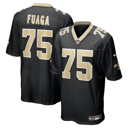 Taliese Fuaga New Orleans Saints Player Game Jersey - Black