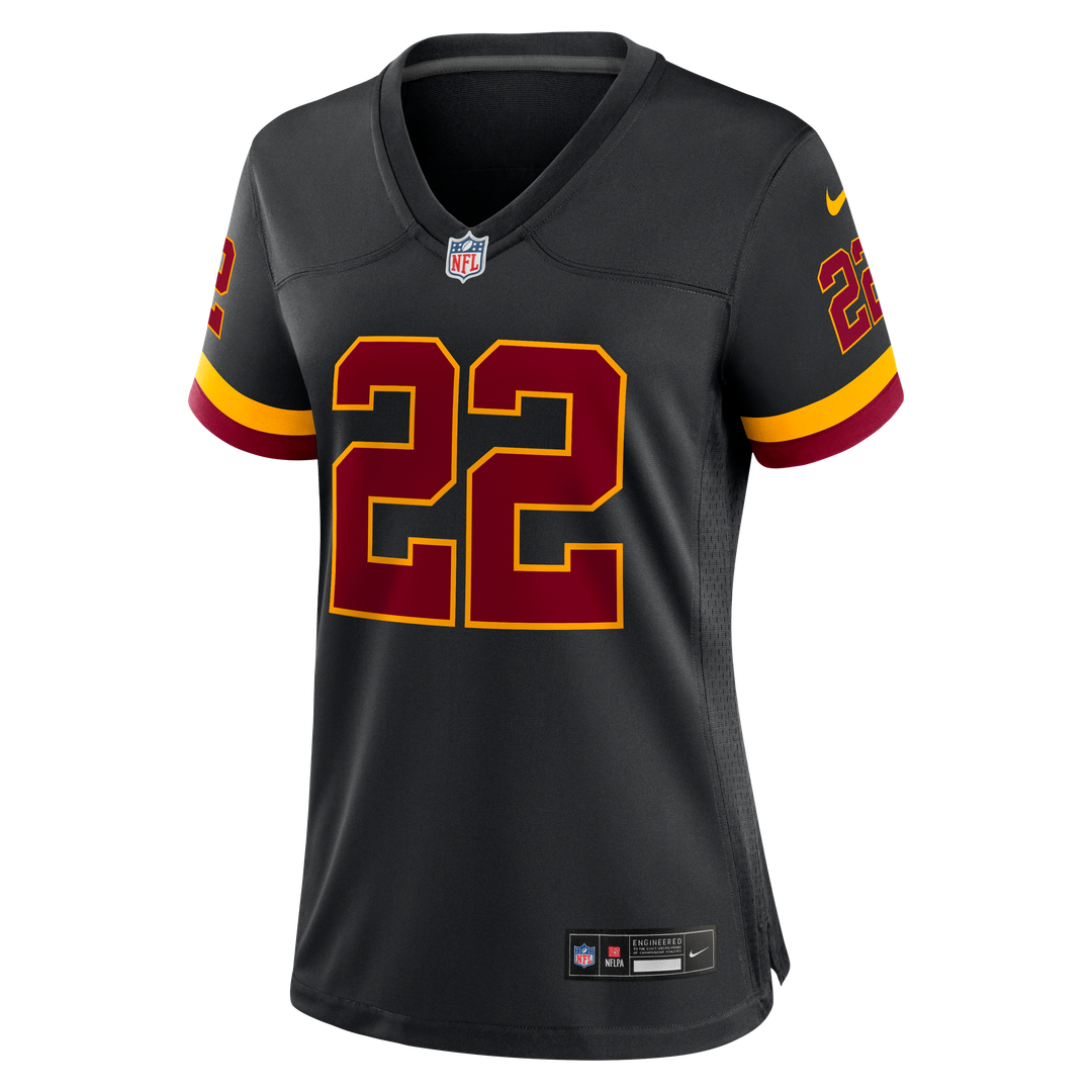 Jacory Croskey-Merritt Washington Commanders Women's Hail Raiser Alternate Game Jersey - Black