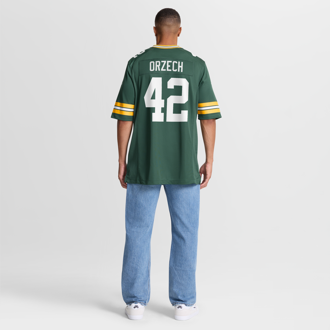 Matt Orzech Green Bay Packers Game Jersey - Green