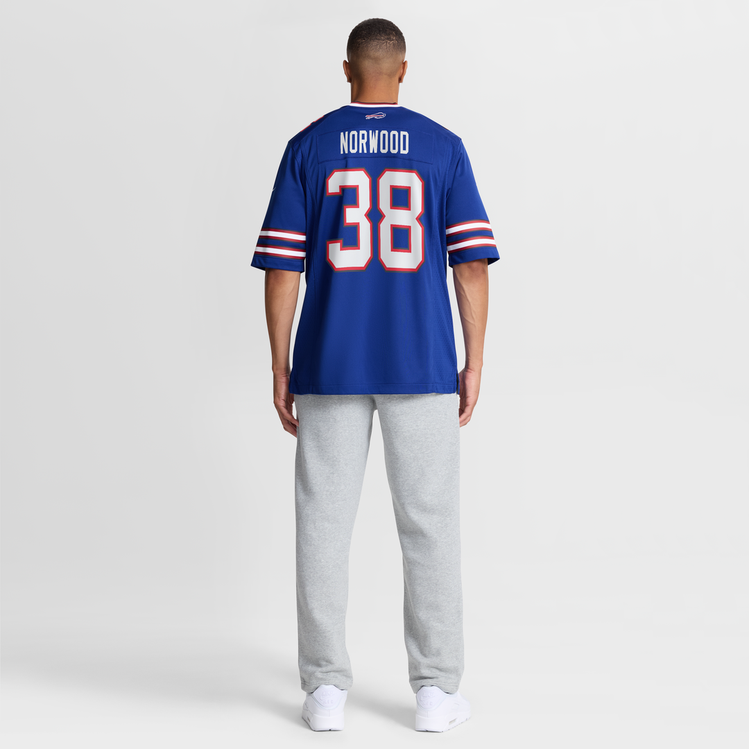 Tre Norwood Buffalo Bills Team Game Jersey - Royal