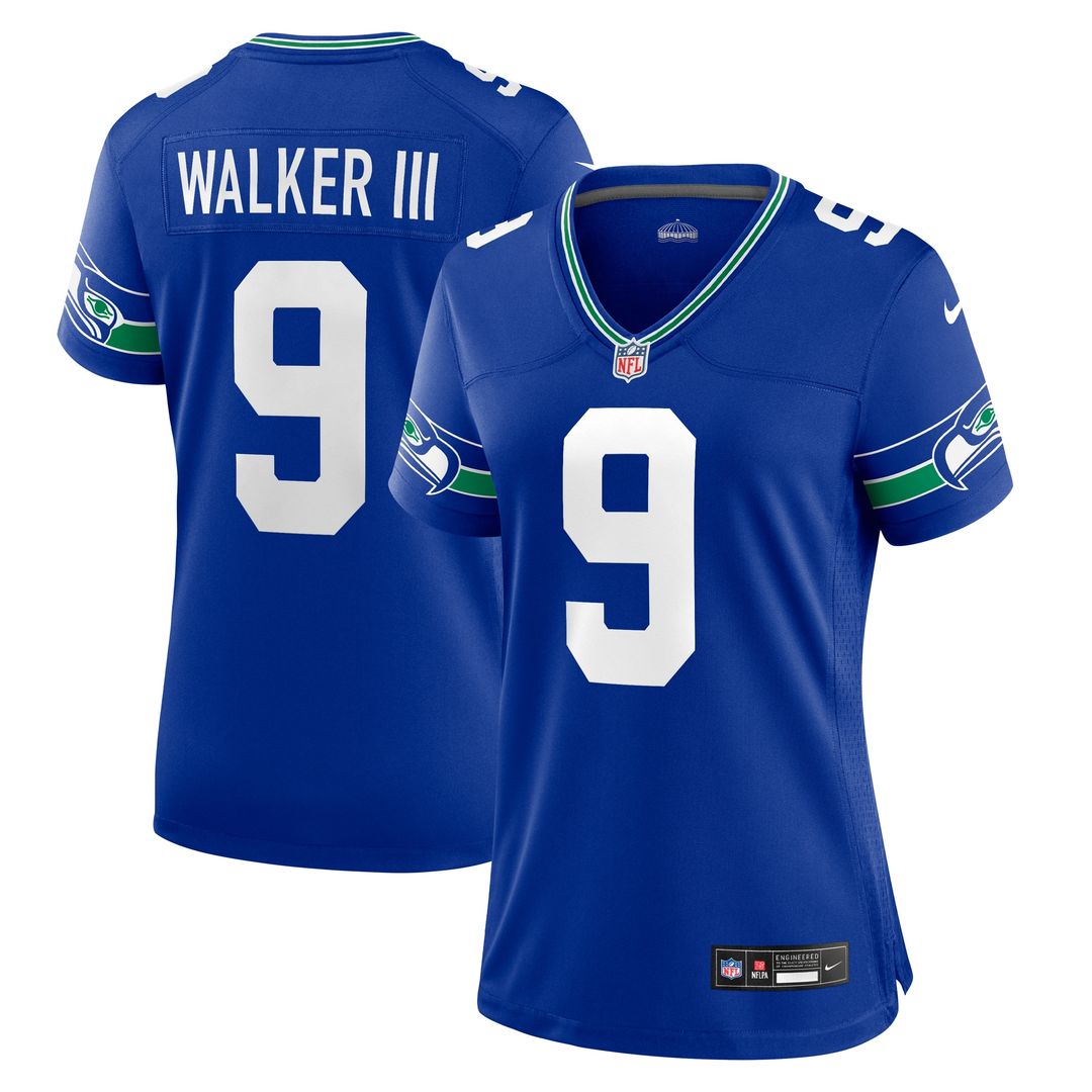 Kenneth Walker III Seattle Seahawks Women's Player Jersey - Navy