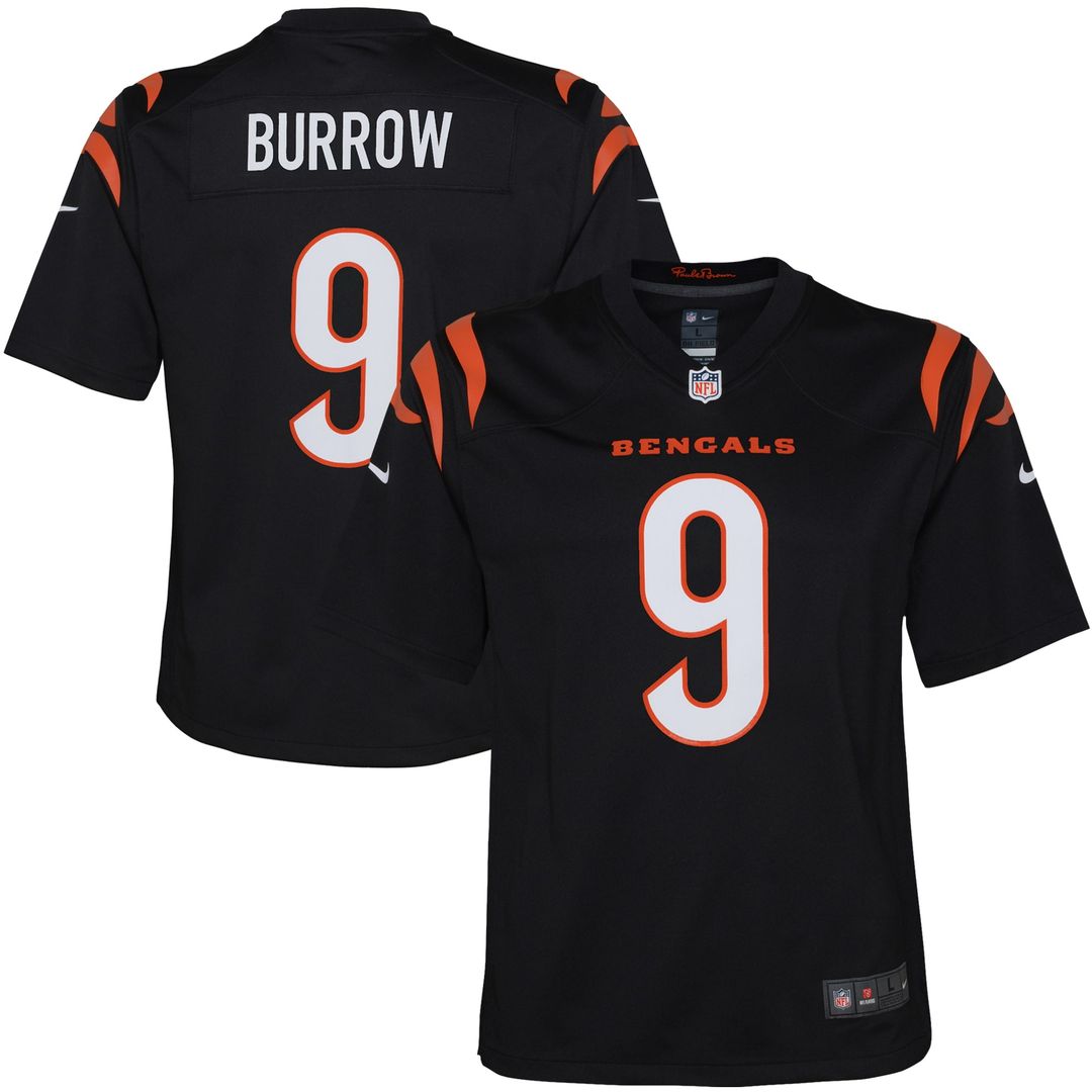 Joe Burrow Cincinnati Bengals Youth Game Jersey - Orange