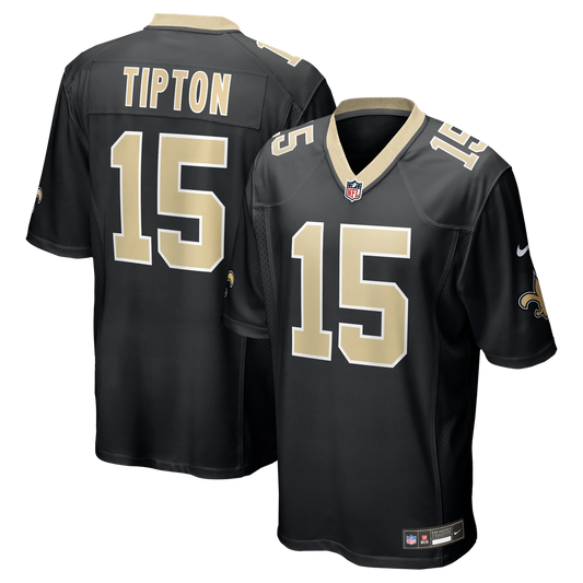 Mason Tipton New Orleans Saints Team Game Jersey - Black
