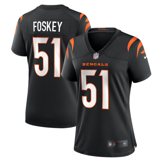 Isaiah Foskey Cincinnati Bengals Women's Team Game Jersey - Black