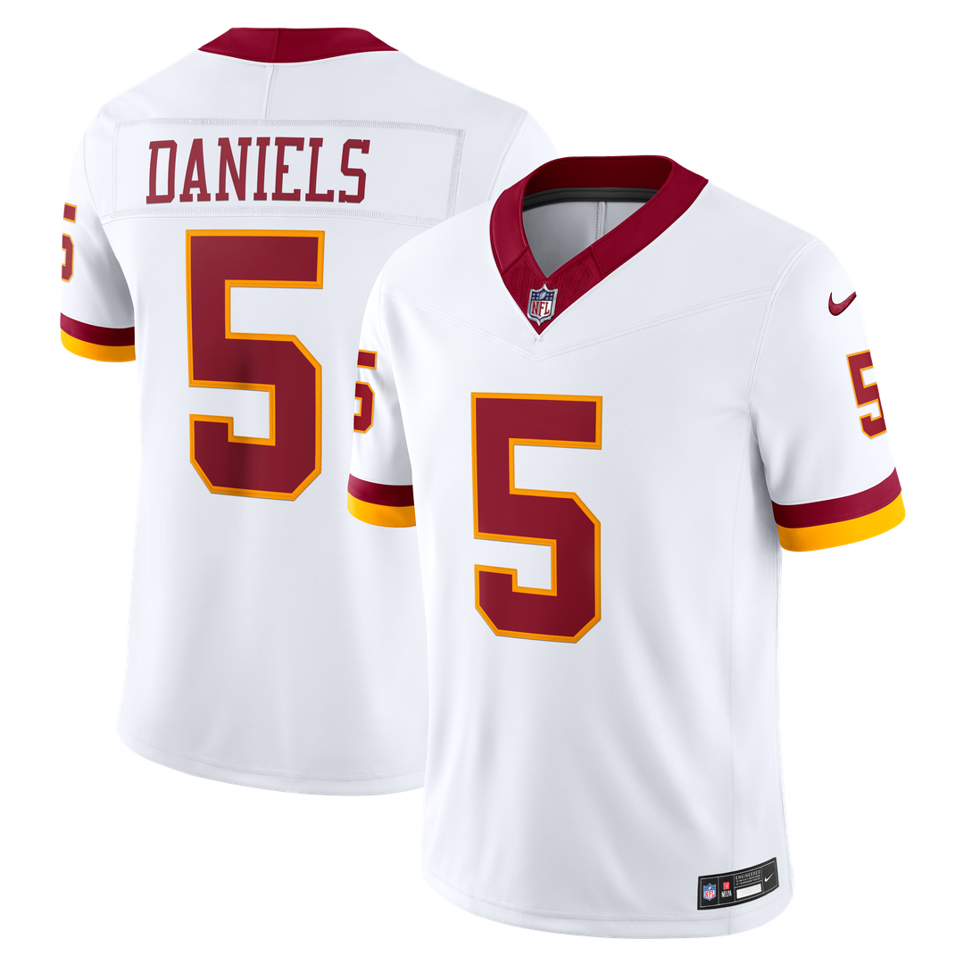 Jayden Daniels Washington Commanders Vapor F.U.S.E. Stitched Limited Jersey - Burgundy