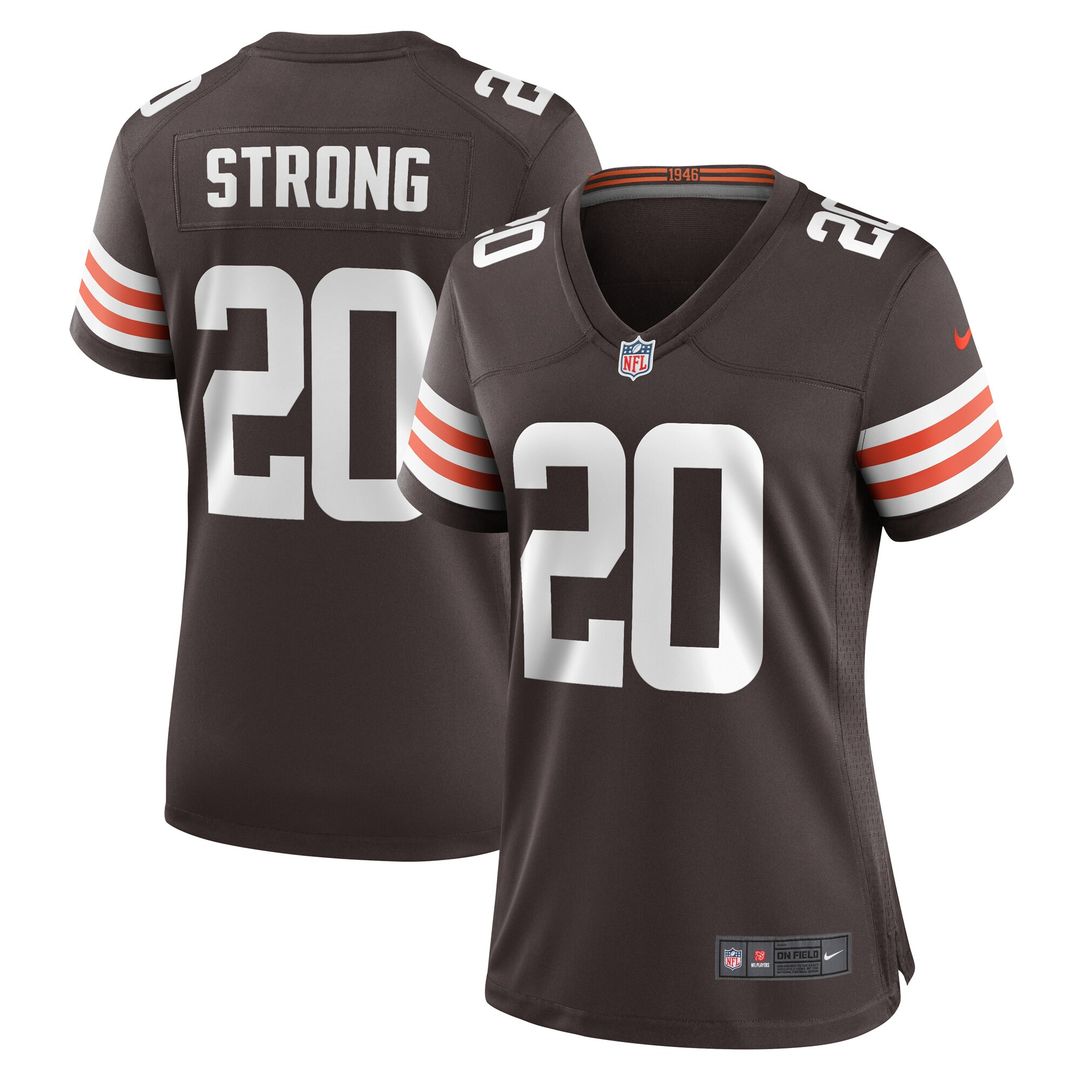 Pierre Strong Jr. Cleveland Browns Women's Team Game Jersey - Brown