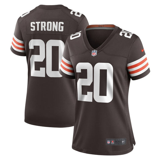 Pierre Strong Jr. Cleveland Browns Women's Team Game Jersey - Brown
