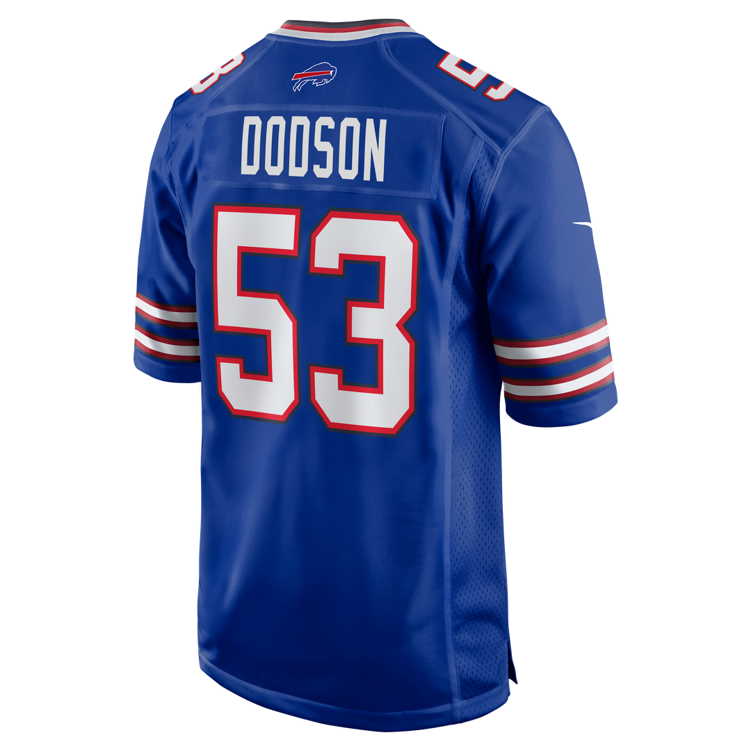 Tyrel Dodson Buffalo Bills Game Player Jersey - Royal