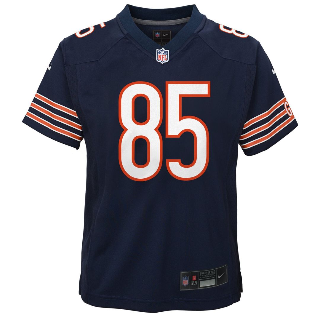 Cole Kmet Chicago Bears Youth Team Game Jersey - Navy
