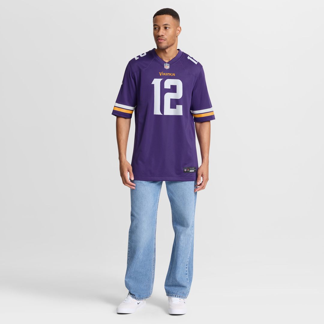 Max Brosmer Minnesota Vikings Team Game Jersey - Purple