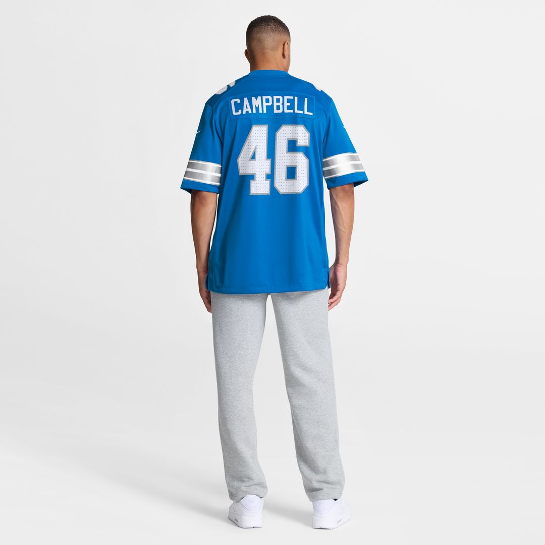 Jack Campbell Detroit Lions White Game Jersey - White