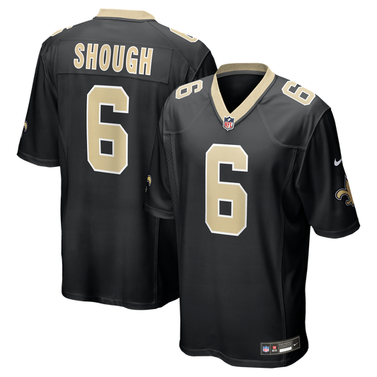Tyler Shough New Orleans Saints Game Jersey - Black