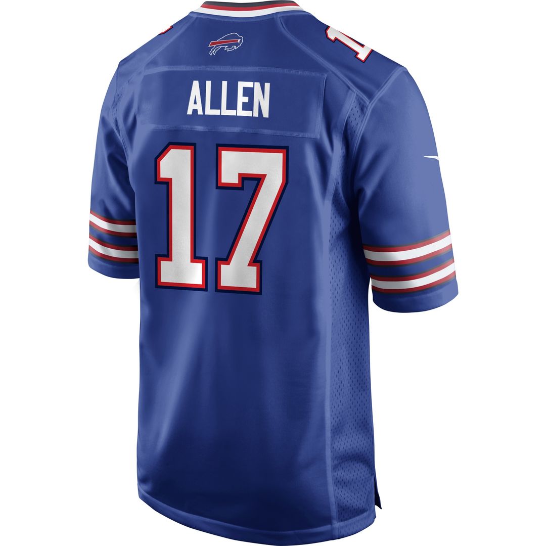 Josh Allen Buffalo Bills Youth Game Jersey - Red