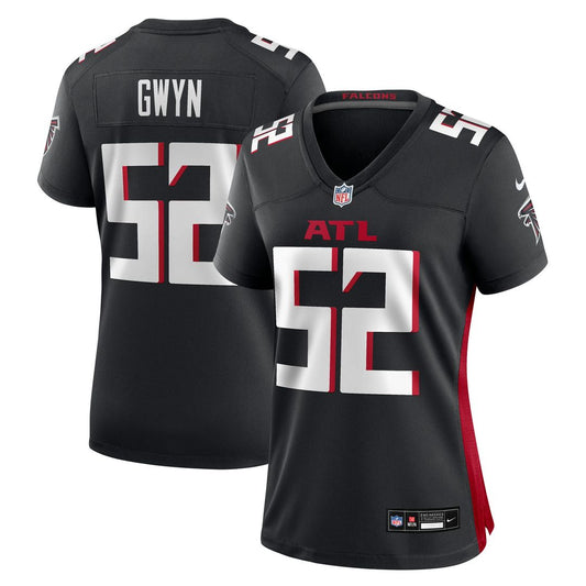 Jovaughn Gwyn Atlanta Falcons Women's Team Game Jersey - Black