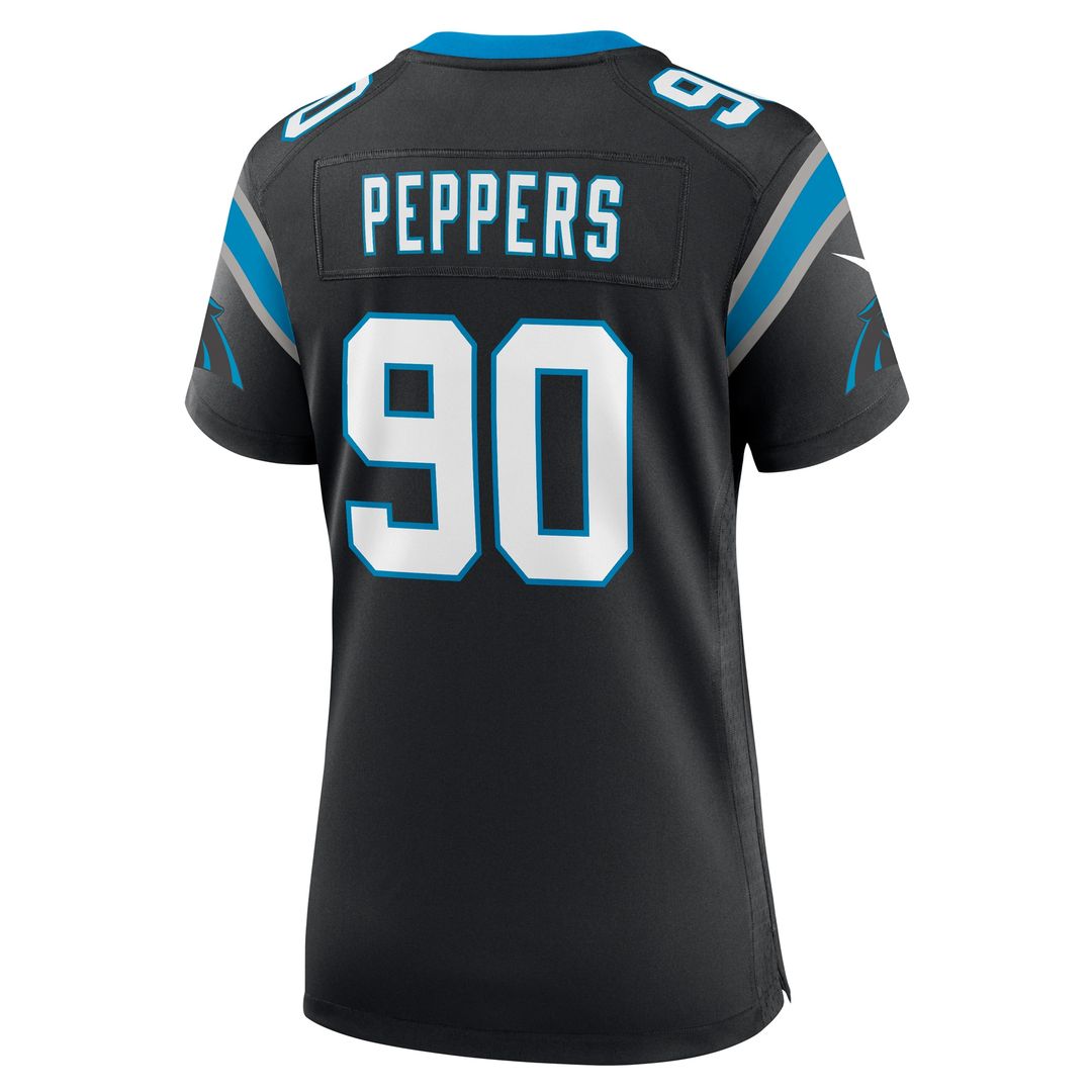 Julius Peppers Carolina Panthers Women's Retired Player Game Jersey - Black