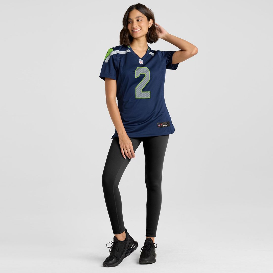 Drew Lock Seattle Seahawks Women's Team Game Jersey - College Navy