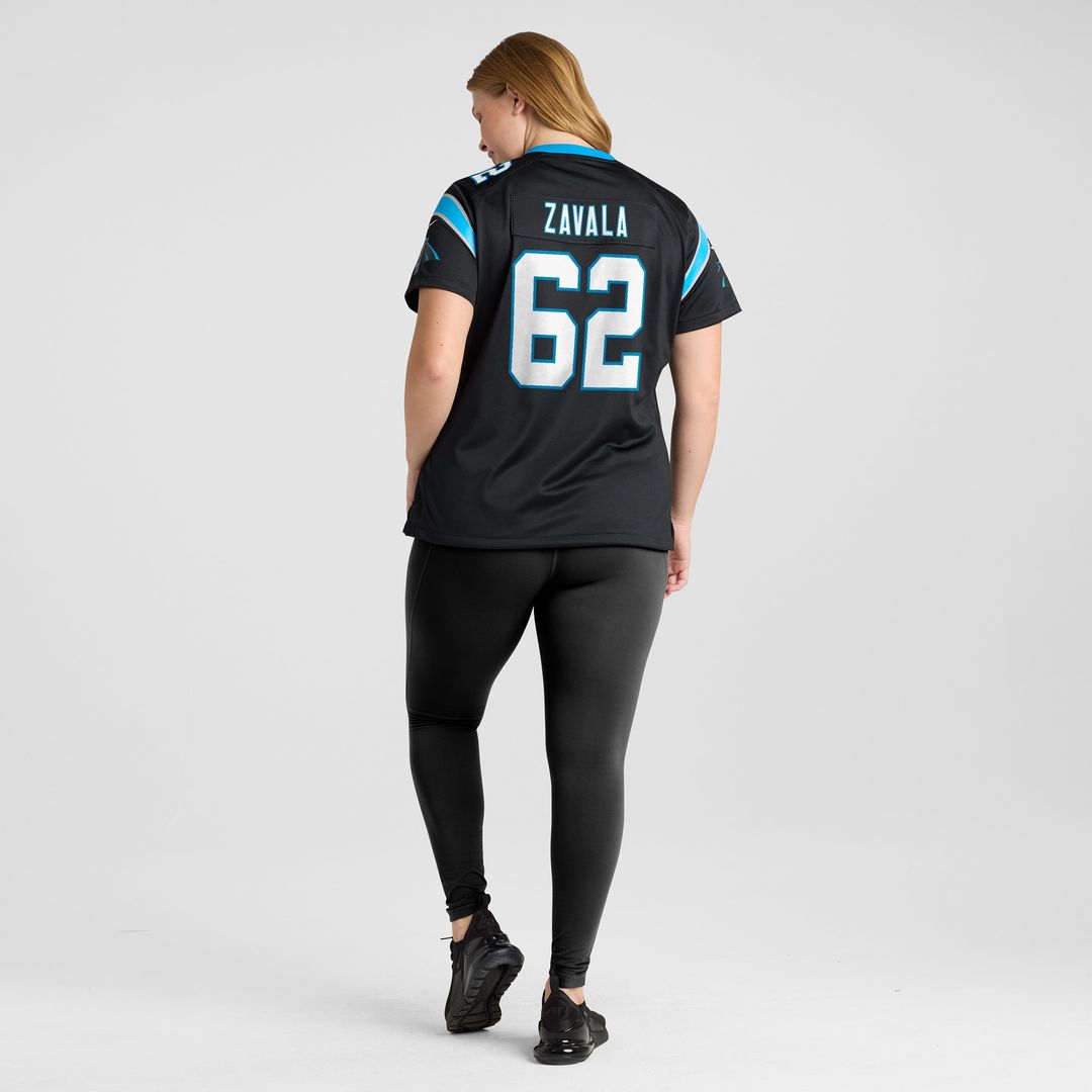 Chandler Zavala Carolina Panthers Women's Game Jersey - Black
