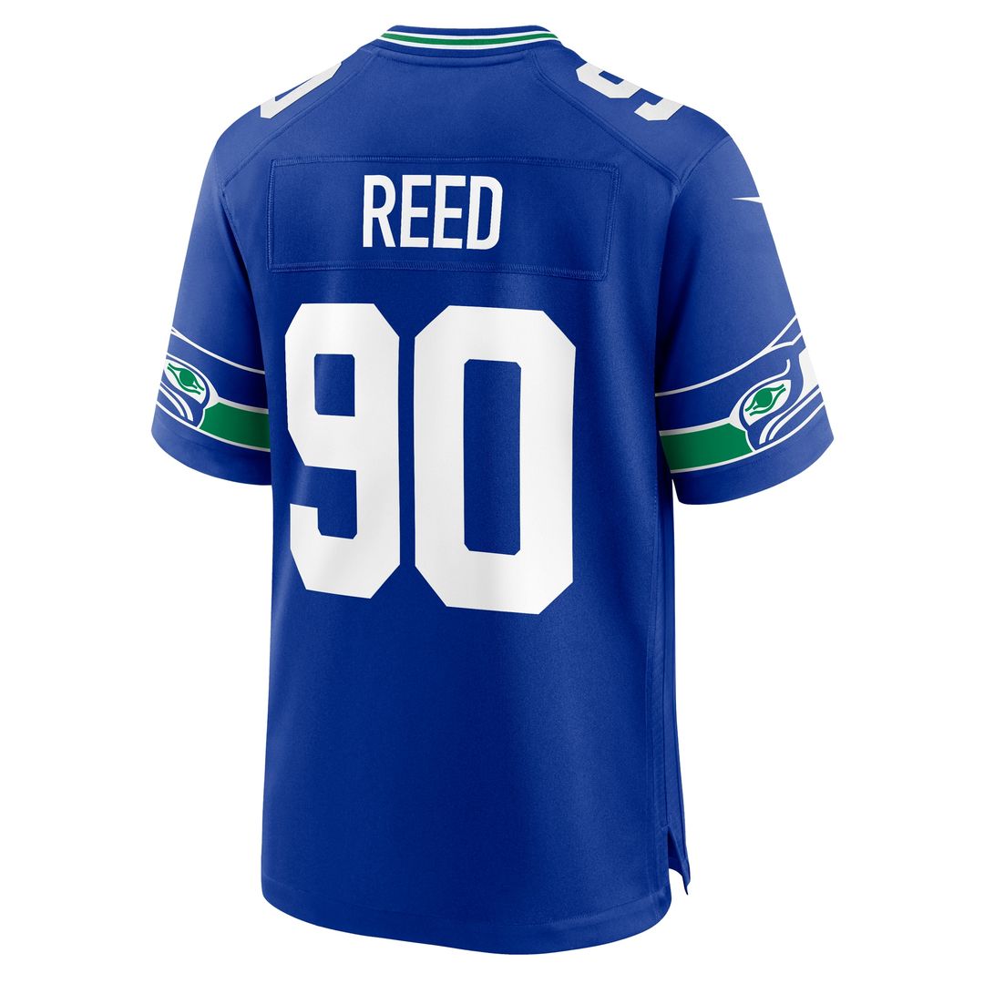 Jarran Reed Seattle Seahawks Alternate Game Jersey - Royal