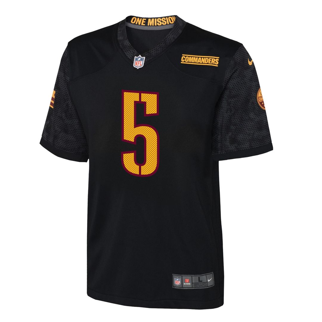 Jayden Daniels Washington Commanders Youth Game Jersey - White