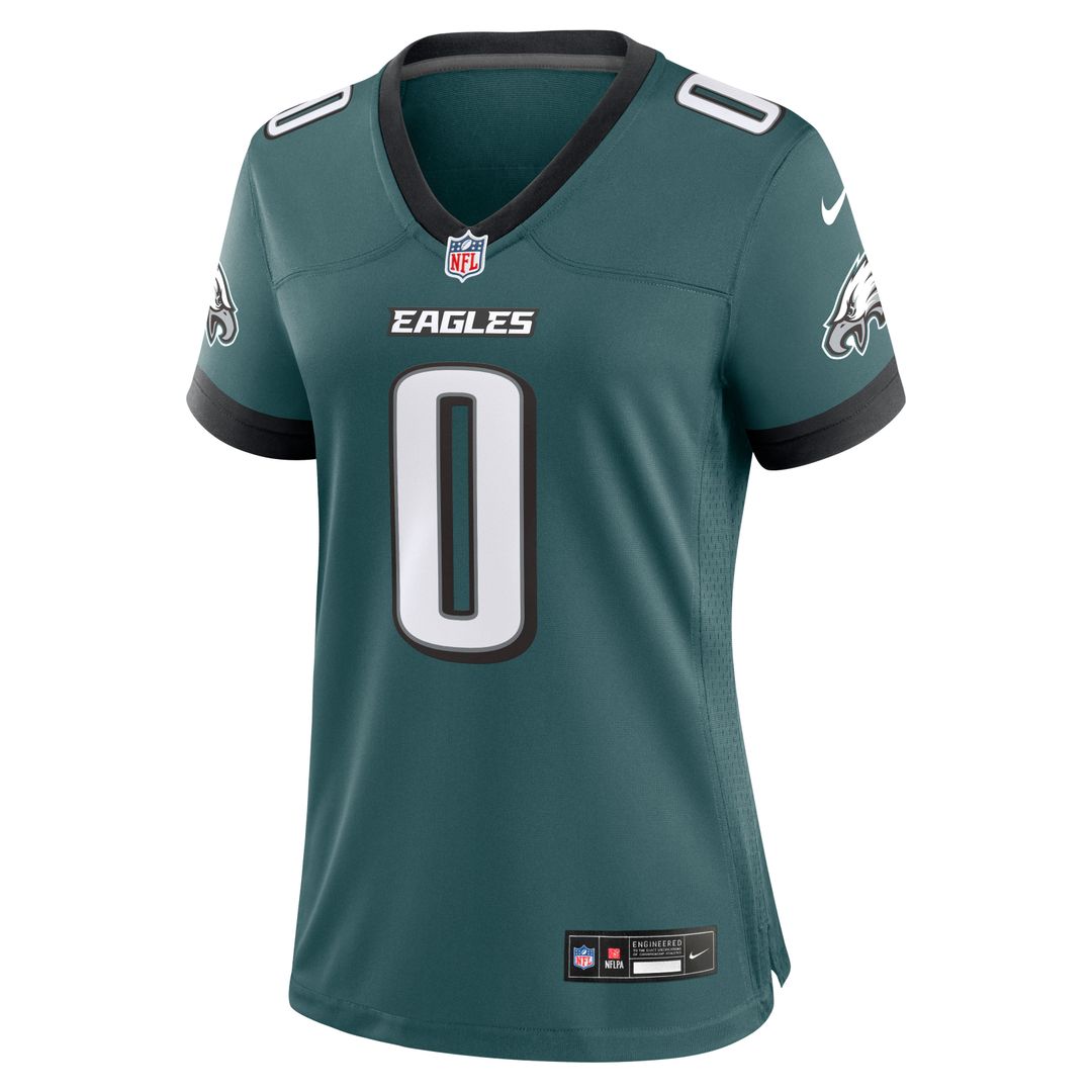 Marquise Brown Philadelphia Eagles Women's Team Game Jersey - Midnight Green