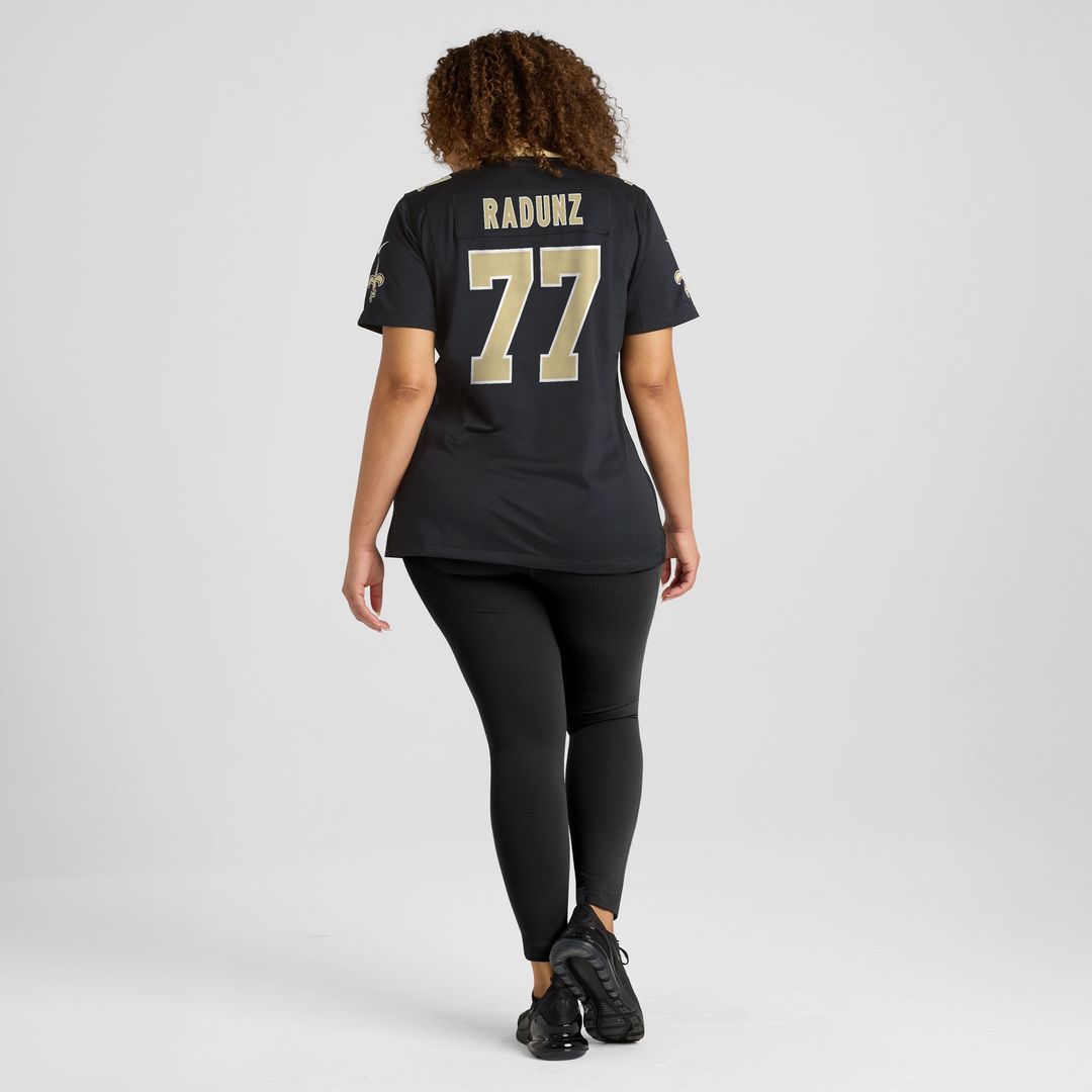 Dillon Radunz New Orleans Saints Women's Team Game Jersey - Black