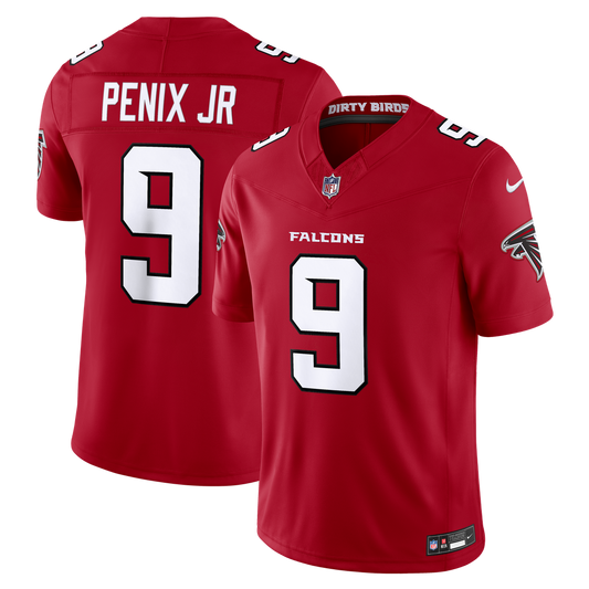Michael Penix Jr. Atlanta Falcons Vapor F.U.S.E. Stitched Limited Jersey - Red