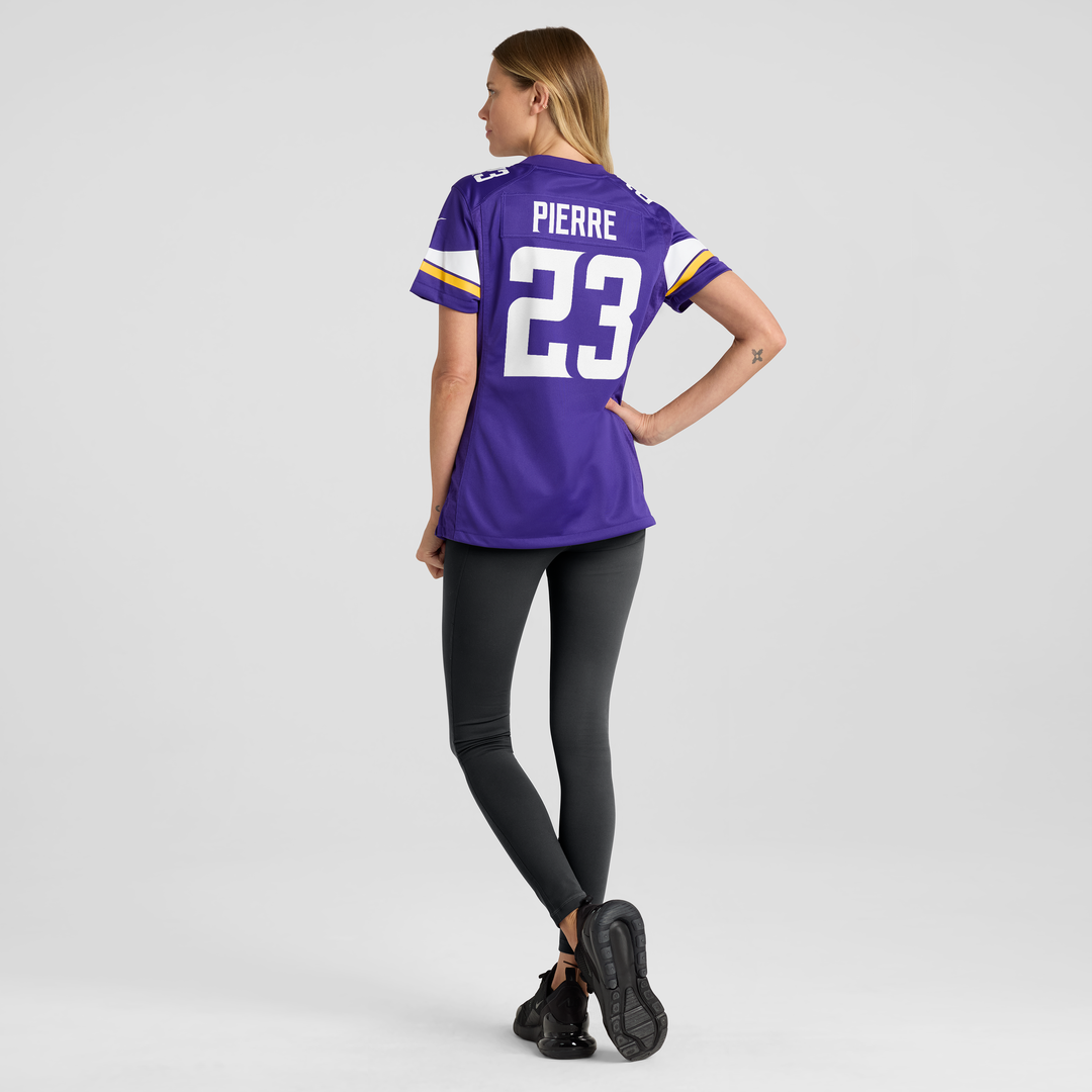 James Pierre Minnesota Vikings Women's Team Game Jersey - Purple