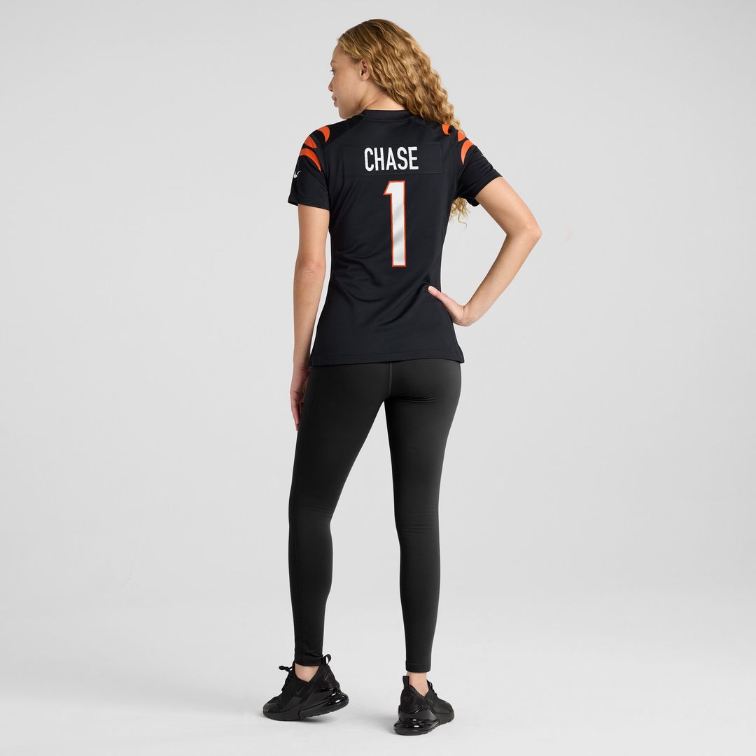 Ja'Marr Chase Cincinnati Bengals Women's Game Jersey - Black
