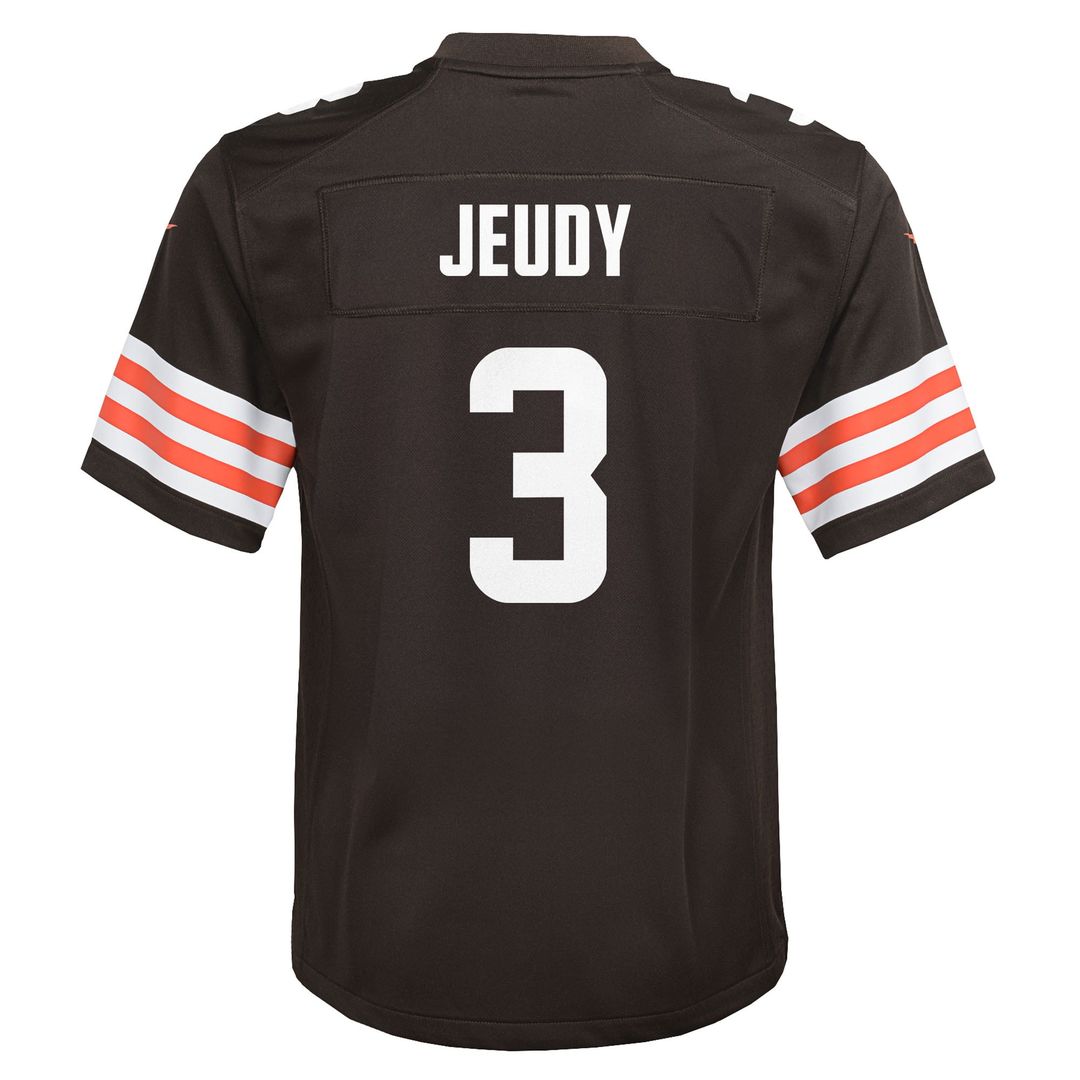 Jerry Jeudy Cleveland Browns Youth Team Game Jersey - Brown