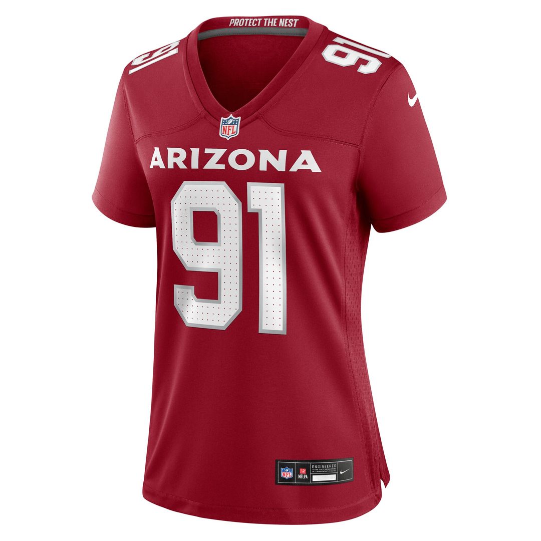 L.J. Collier Arizona Cardinals Women's Game Jersey - Cardinal