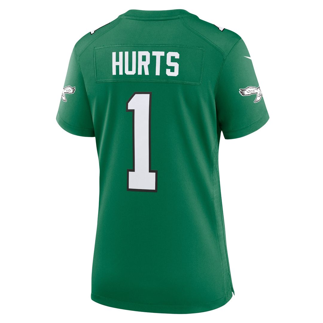 Jalen Hurts Philadelphia Eagles Women's Game Player Jersey - Kelly Green