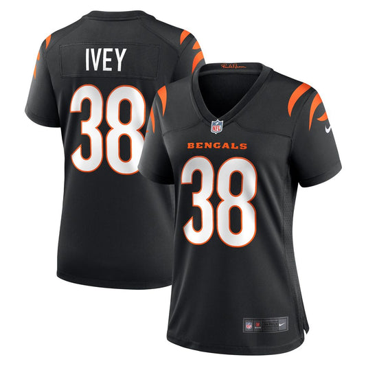 DJ Ivey Cincinnati Bengals Women's Team Game Jersey - Black