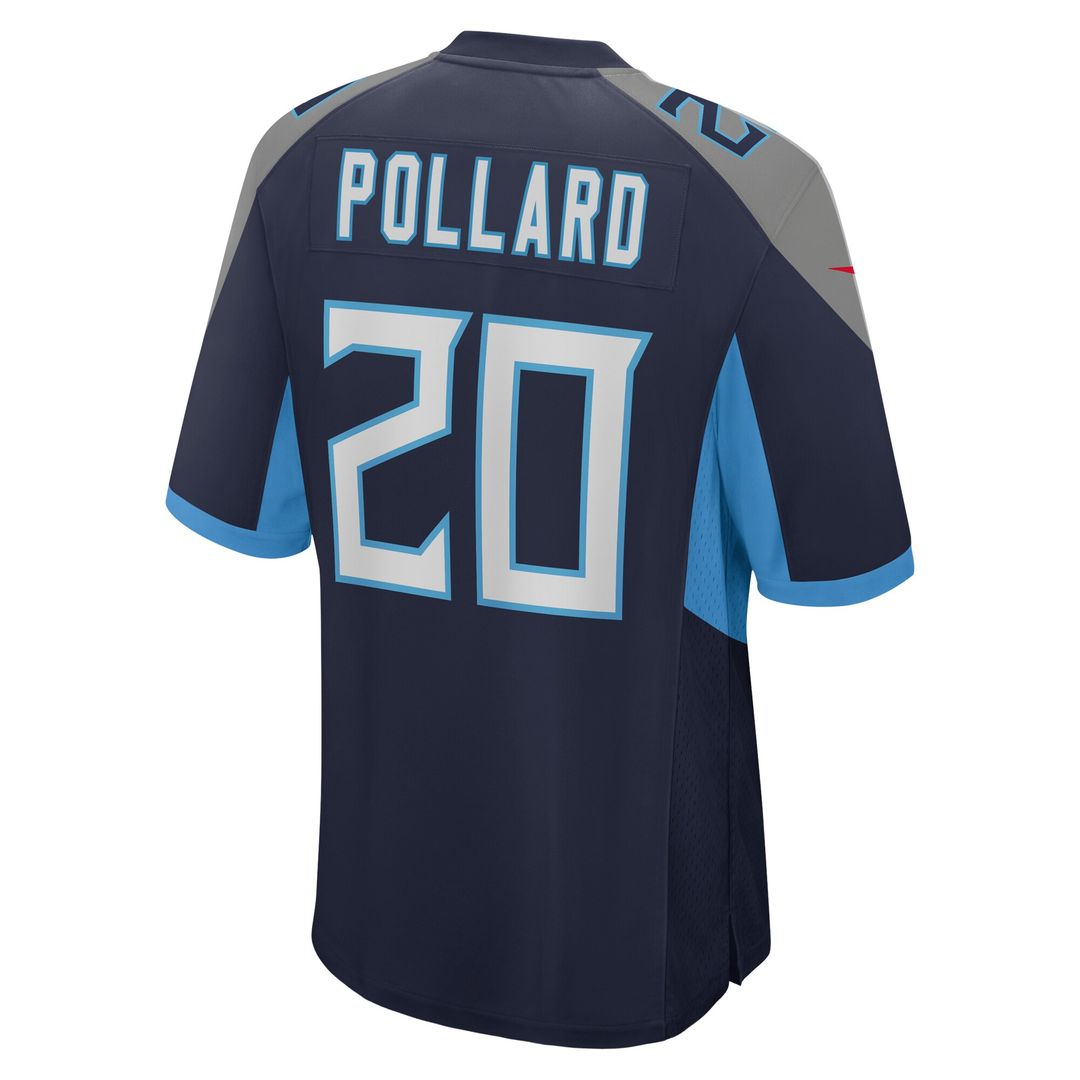 Tony Pollard Tennessee Titans Game Player Jersey - Navy