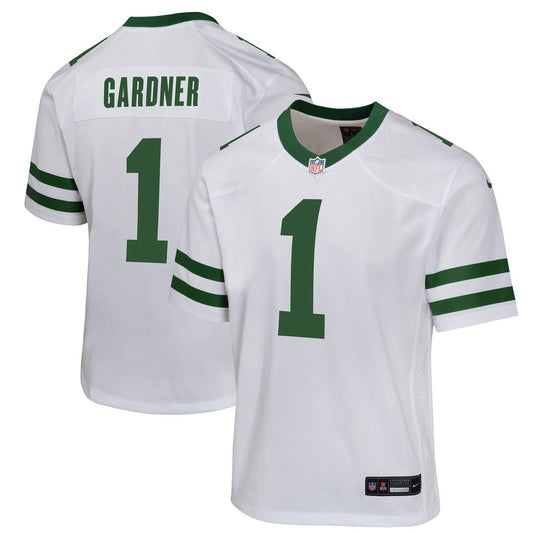 Ahmad Sauce Gardner New York Jets Youth Game Jersey - White