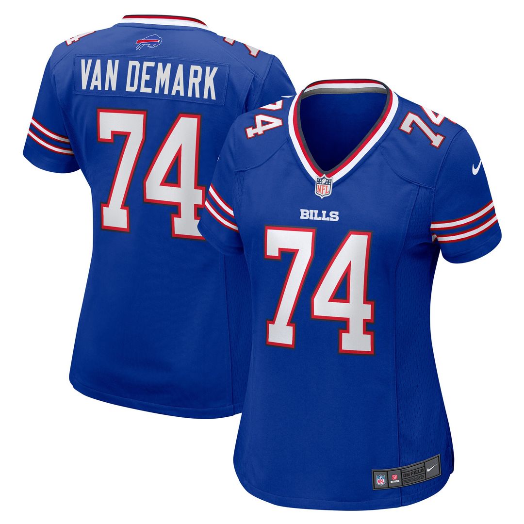 Ryan Van Demark Buffalo Bills Women's Game Player Jersey - Royal