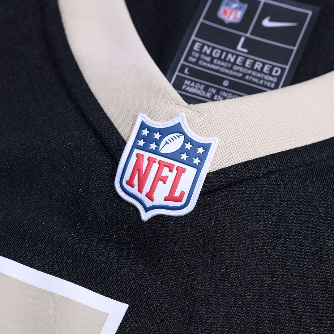 Taliese Fuaga New Orleans Saints Game Jersey - Black