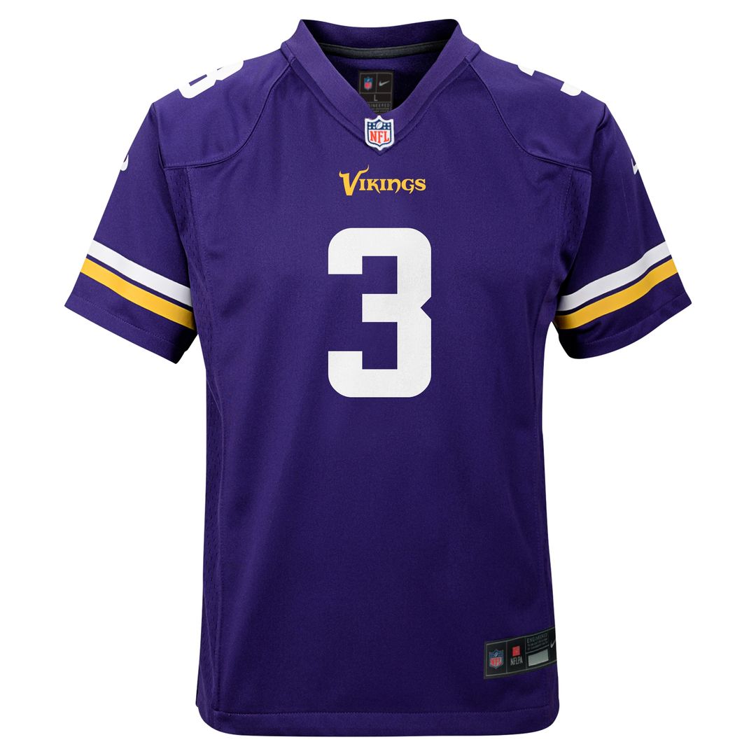 Addison Minnesota Vikings Youth Game Jersey - White