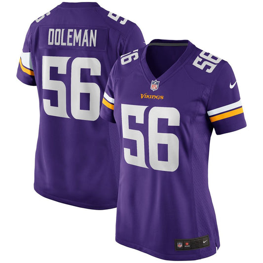 Chris Doleman Minnesota Vikings Women's Game Retired Player Jersey - Purple
