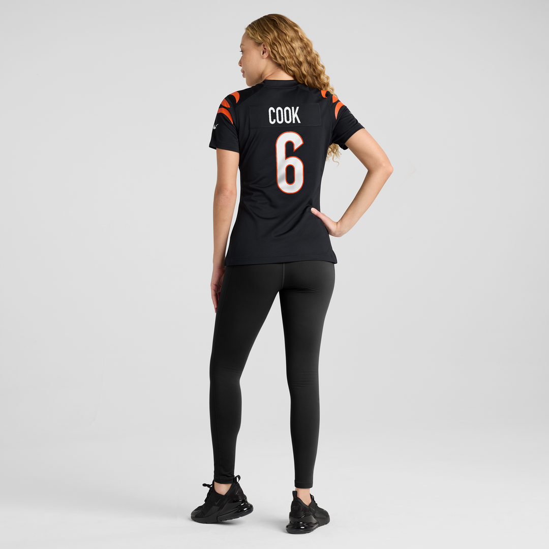 Bryan Cook Cincinnati Bengals Women's Team Game Jersey - Black